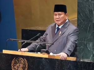 Presiden Indonesia Prabowo Subianto berbicara dalam KTT Perserikatan Bangsa-Bangsa (PBB) tentang Palestina di Markas Besar PBB di New York, Amerika Serikat, Senin (22/9/2025) waktu setempat. Prabowo dijadwalkan bertemu Donald Trump dan pemimpin Arab-Muslim di Sidang Umum PBB, bahas masa depan Palestina.