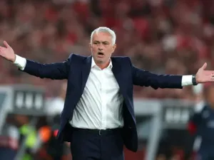 Benfica's Portuguese coach Jose Mourinho will return to face Chelsea at Stamford Bridge, where he won three Premier League titles (PATRICIA DE MELO MOREIRA)