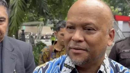 Putra sulung Presiden Ke-3 RI B.J. Habibie, Ilham Akbar Habibie memenuhi panggilan Komisi Pemberantasan Korupsi (KPK) di Gedung Merah Putih, Jakarta, Rabu (3/9/2025).