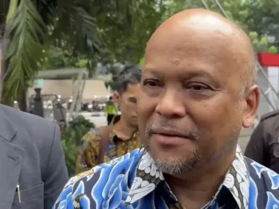 Putra sulung Presiden Ke-3 RI B.J. Habibie, Ilham Akbar Habibie memenuhi panggilan Komisi Pemberantasan Korupsi (KPK) di Gedung Merah Putih, Jakarta, Rabu (3/9/2025).