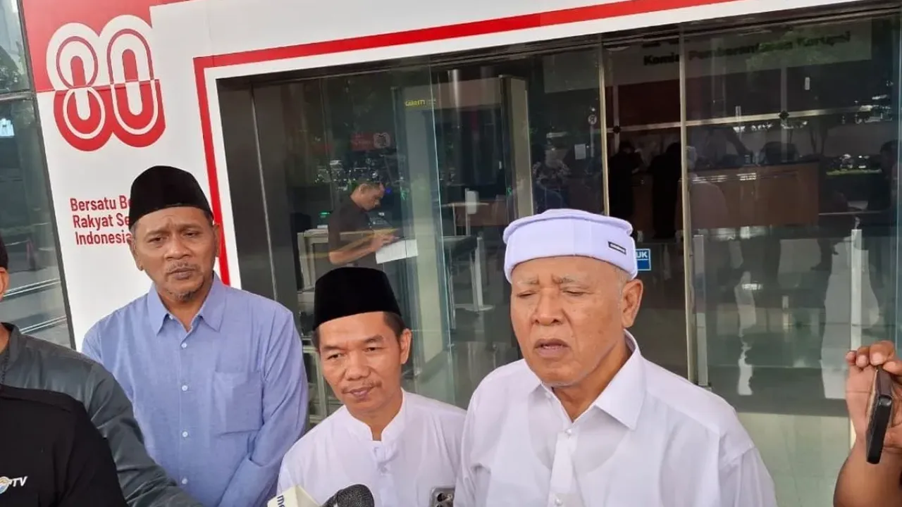 A'wan Pengurus Besar Nahdlatul Ulama (PBNU) KH Abdul Muhaimin melakukan audiensi dengan Komisi Pemberantasan Korupsi (KPK) di Gedung Merah Putih, Jakarta, pada Jumat (26/9/2025).