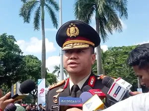 Karo Penmas Divisi Humas Polri Brigjen Trunoyudo Wisnu Andiko saat ditemui usai upacara peringatan HUT ke-79 Bhayangkara di Monas, Jakarta, Selasa (1/7/2025). 