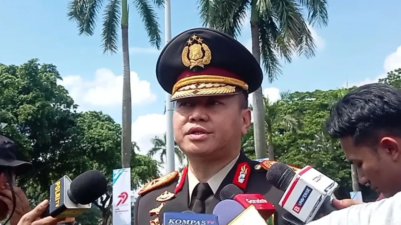 Karo Penmas Divisi Humas Polri Brigjen Trunoyudo Wisnu Andiko saat ditemui usai upacara peringatan HUT ke-79 Bhayangkara di Monas, Jakarta, Selasa (1/7/2025). 