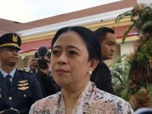 Ketua DPP PDIP Puan Maharani di Kompleks Istana Kepresidenan, Jakarta, Minggu (17/8/2025).