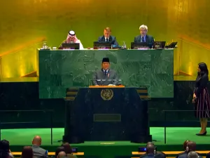 Presiden Prabowo Subianto di KTT PBB soal Solusi Dua Negara Palestina-Israel (YouTube United Nations)