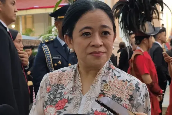 Ketua DPR RI Puan Maharani di Istana, Jakarta, Minggu (17/8/2025).
