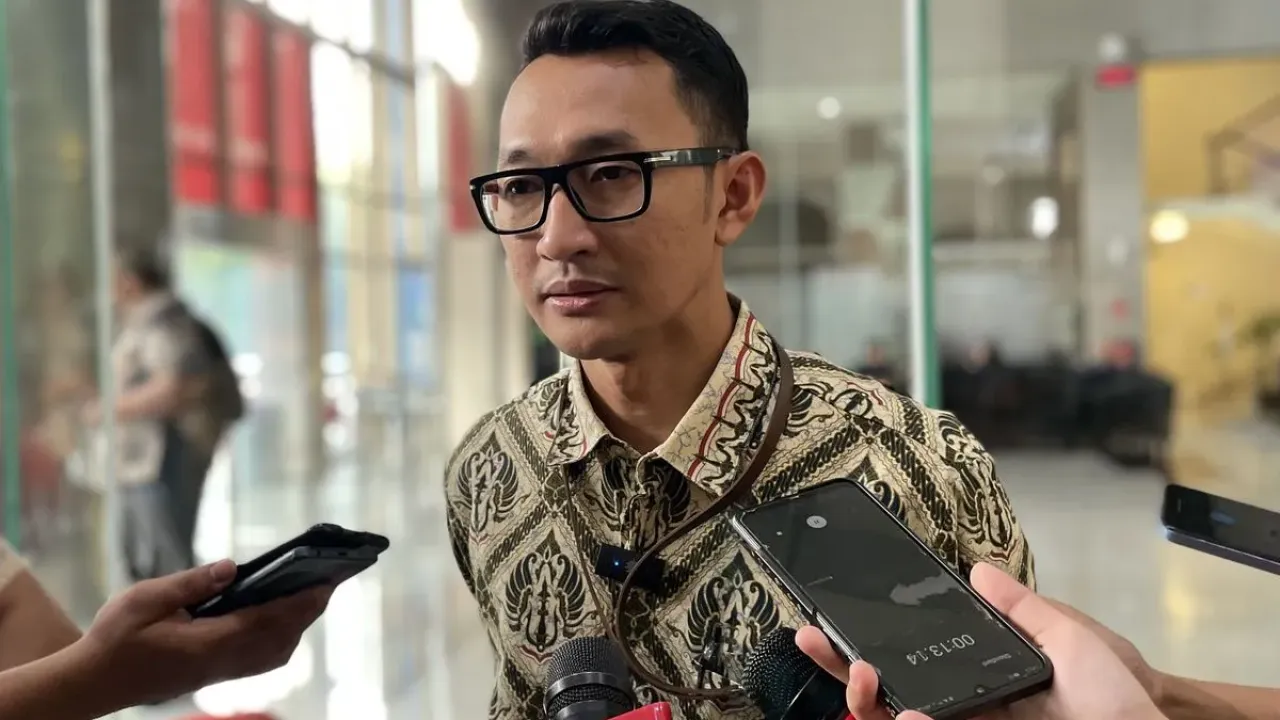 Juru Bicara KPK Budi Prasetyo di Gedung Merah Putih, Jakarta, Rabu (17/9/2025).