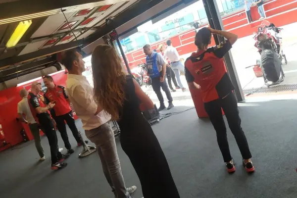 Ducati team garage