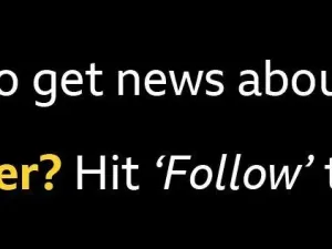 An image detailing how to follow your Premier League team on BBC Sport: &quot;On the app? Tap the bell icon to get news about your club sent to you. Signed in on a browser? Hit &#39;Follow&#39; to stay up to date.