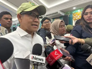Ketua Umum DPP Partai Kebangkitan Bangsa (PKB) sekaligus Menteri Koordinator Pemberdayaan Masyarakat (Menko PM) Muhaimin Iskandar atau Cak Imin