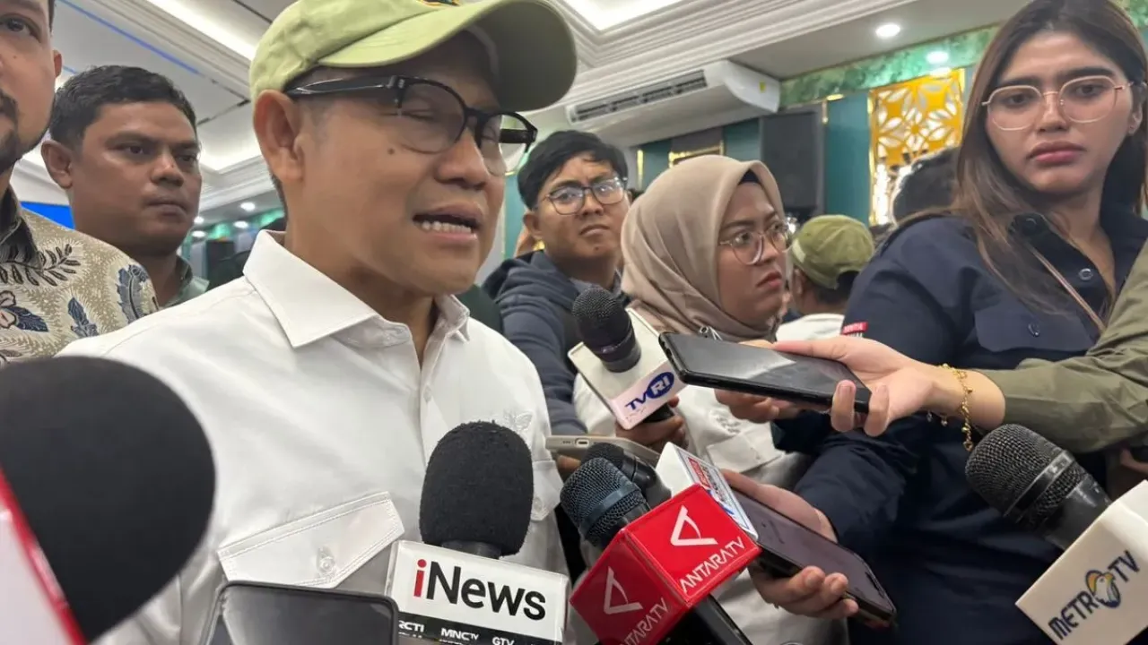 Ketua Umum DPP Partai Kebangkitan Bangsa (PKB) sekaligus Menteri Koordinator Pemberdayaan Masyarakat (Menko PM) Muhaimin Iskandar atau Cak Imin