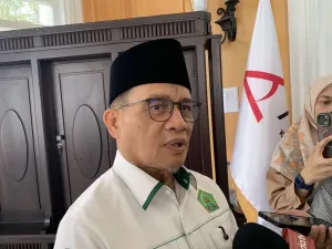 Wakil Menteri Agama (Wamenag) Republik Indonesia, Muhammad Syafi'i saat ditemui di Antara Heritage, Jakarta Pusat, Kamis (25/9/2025).