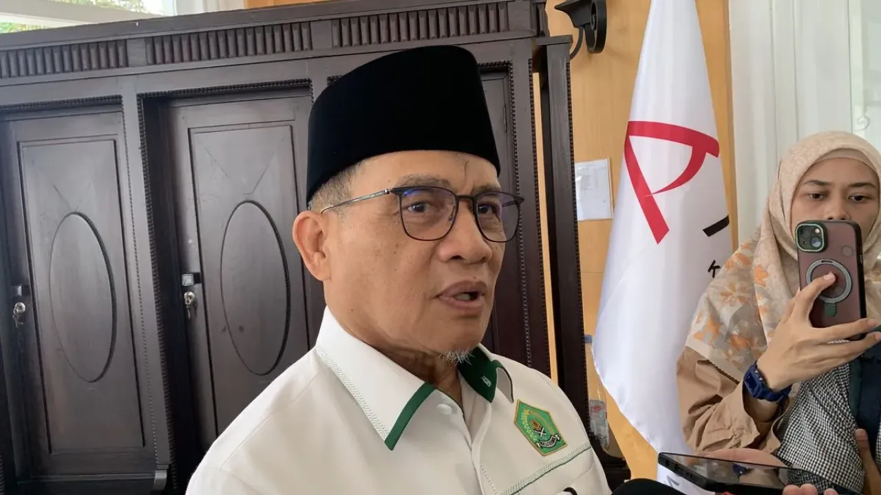 Wakil Menteri Agama (Wamenag) Republik Indonesia, Muhammad Syafi'i saat ditemui di Antara Heritage, Jakarta Pusat, Kamis (25/9/2025).