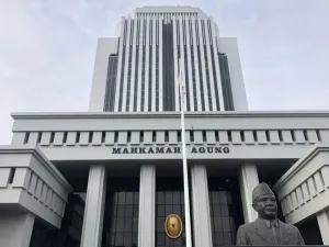 Gedung Mahkamah Agung (MA), Jalan Medan Merdeka Utara, Jakarta Pusat, Rabu (8/11/2021). 