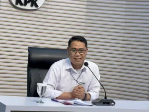 Pelaksana Tugas (Plt) Deputi Penindakan dan Eksekusi KPK Asep Guntur Rahayu di Gedung Merah Putih, Jakarta, Rabu (10/9/2025).