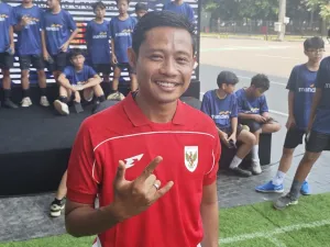Mantan penggawa Timnas Indonesia, Evan Dimas Darmono