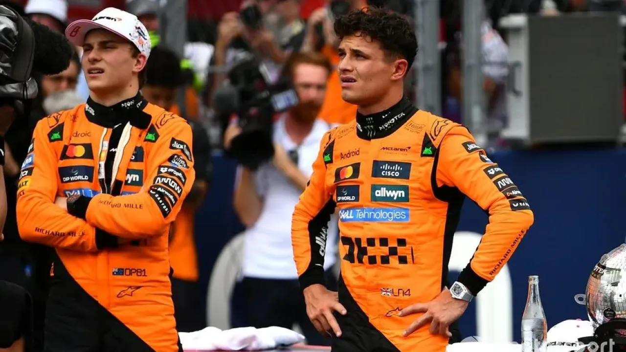 Lando Norris, McLaren, Oscar Piastri, McLaren