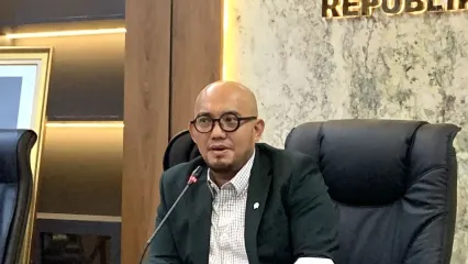 Wakil Menteri Haji dan Umrah Dahnil Anzar Simanjuntak. Sebelumnya, Dahnil adalah Wakil Kepala Badan Penyelenggara Haji (BP Haji) RI. Dahnil saat konferensi pers kepulangan jemaah haji 2025, di Kantor BP Haji, Thamrin, Jakarta Pusat, Rabu (11/6/2025) malam.