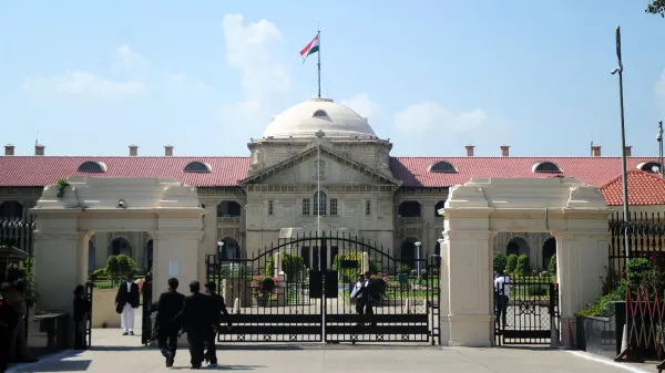 A general view of the Allahabad high court building in Allahabad on October 12, 2017