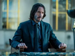 Aktor Keanu Reeves dalam film John Wick: Chapter 4