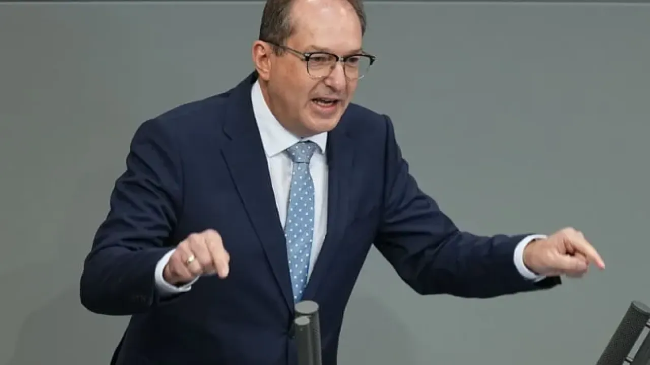 Alexander Dobrindt,German Minister of the Interior, speaks during the budget week at the German Bundestag in Berlin. Michael Kappeler/dpa