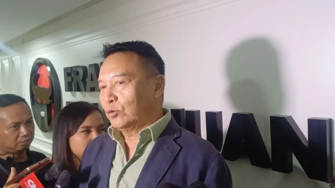 Anggota Komisi I DPR RI TB Hasanuddin saat ditemui di Gedung DPR RI, Selasa (12/8/2025).