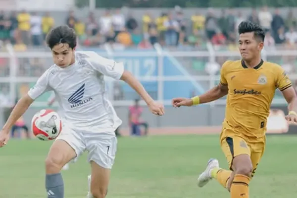 Bhayangkara FC ditahan imbang PSM Makassar padal lanjutan pekan kedua Super League 2025-2026 di Stadion Sumpah Pemuda, Bandar Lampung.