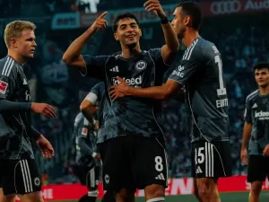 Bundesliga: Far&#xe8;s Cha&#xef;bi and Frankfurt put on a show against Borussia M&#xf6;nchengladbach