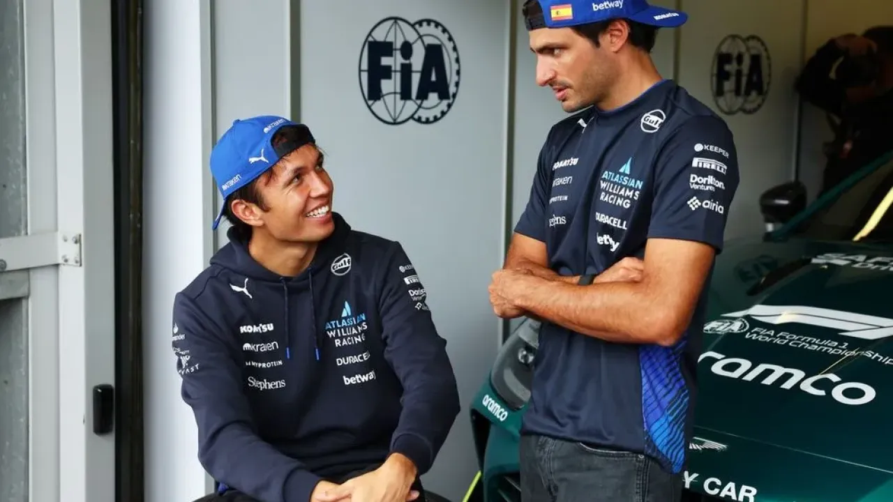 Carlos Sainz, Williams, Alexander Albon, Williams