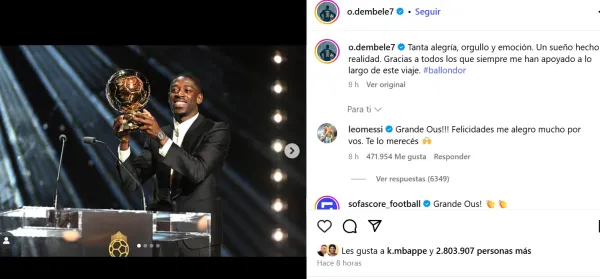 Dembele Raih Ballon d\'Or 2025 Usai Sempurna Musim (1)
