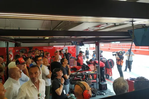 Ducati team garage
