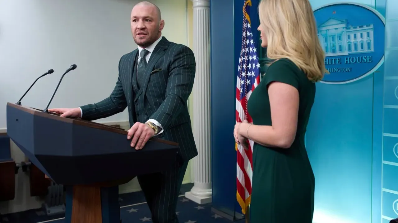 Former UFC champion Conor McGregor at the White House earlier this year (Copyright 2025 The Associated Press. All rights reserved)
