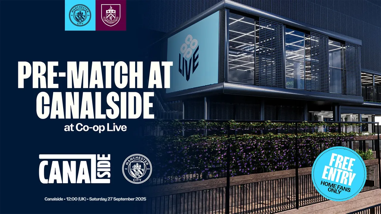 Free fan zone returns for City&#39;s Premier League game against Burnley!