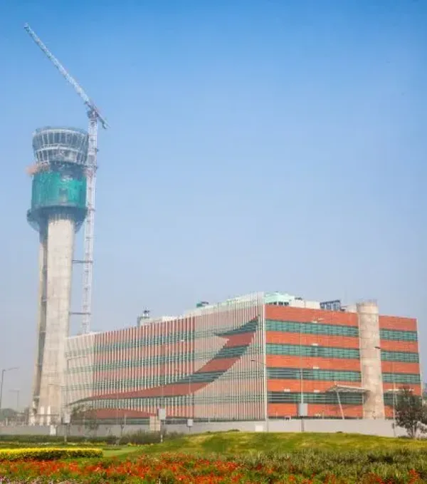 Getty Indira Gandhi International Airport in New Delhi, India