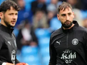 Gianluigi Donnarumma and James Trafford