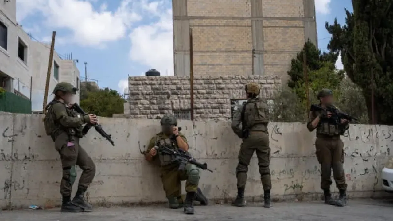 IDF operates in West Bank, September 9, 2025. (photo credit: IDF SPOKESPERSON UNIT)