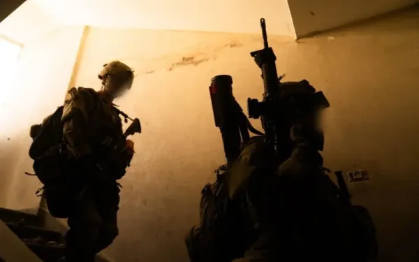 IDF troops operate in the Gaza Strip. September 25, 2025. (photo credit: IDF SPOKESPERSON