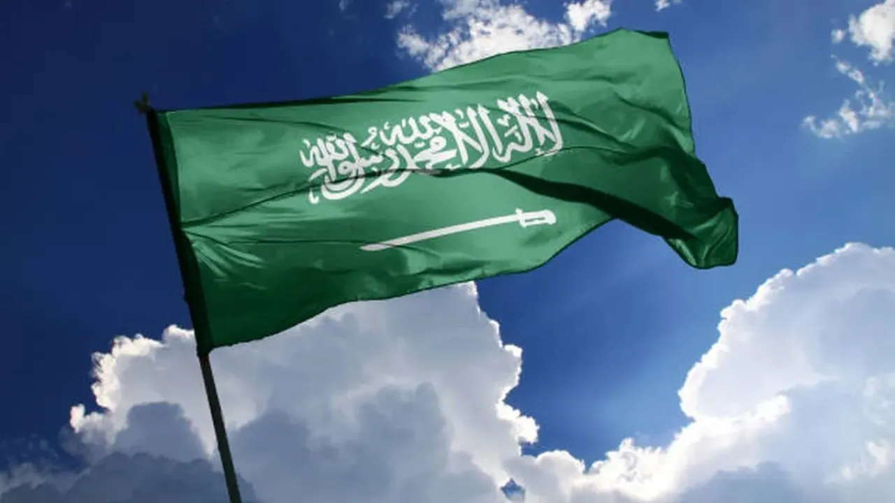 Ilustrasi bendera Arab Saudi, salah satu negara terkuat di dunia.