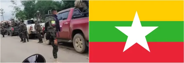 Ilustrasi Mobilitas Tentara di Myanmar Disebarkan sebagai Merekonstruksi di Kamboja (4)