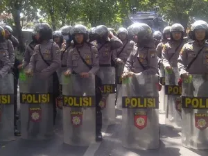 Ilustrasi polisi. 