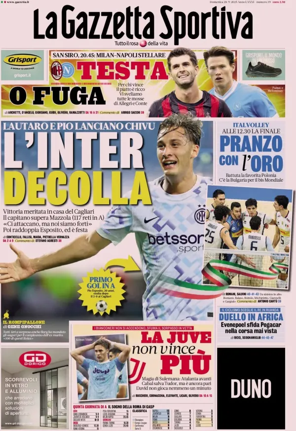 Inter dan Milan Bersaing Ketat di Serie A Minggu Ini (1)