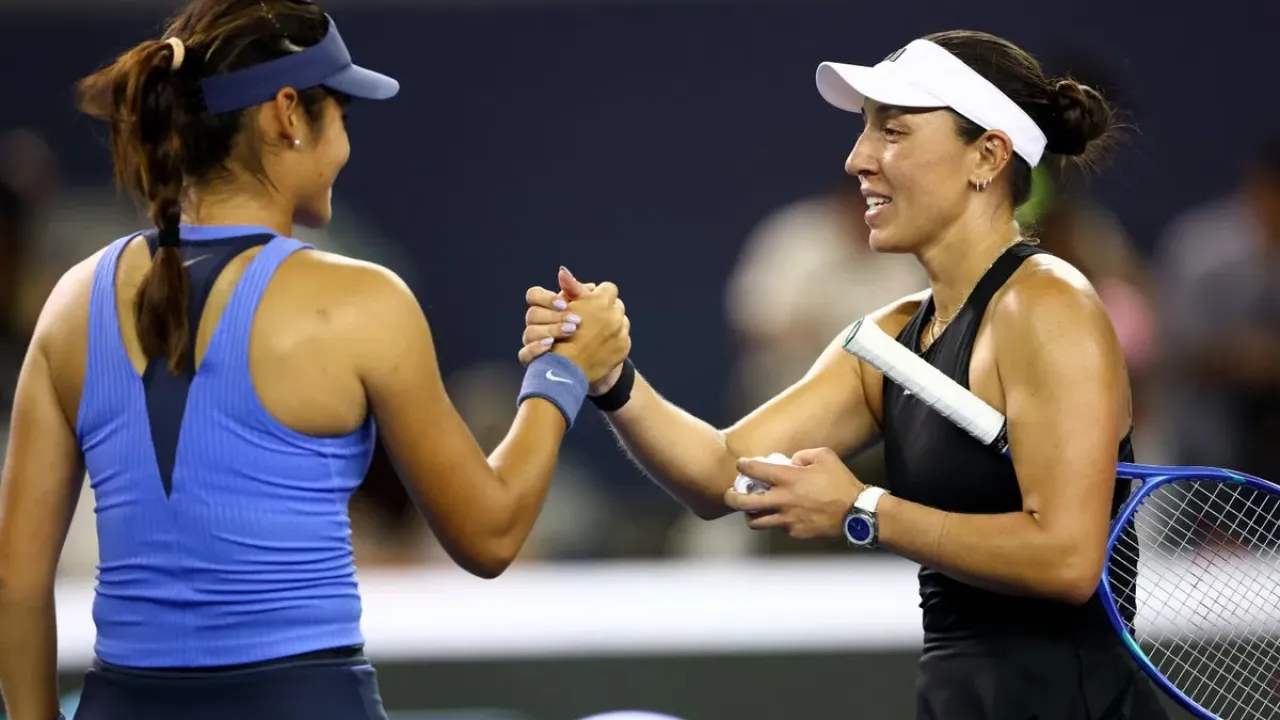 Jessica Pegula saved three match points against Raducanu (Reuters)