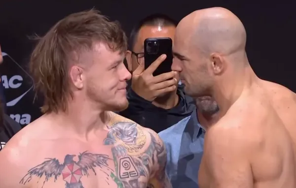 Jimmy Crute vs Ivan Erslan - UFC Perth weigh-ins