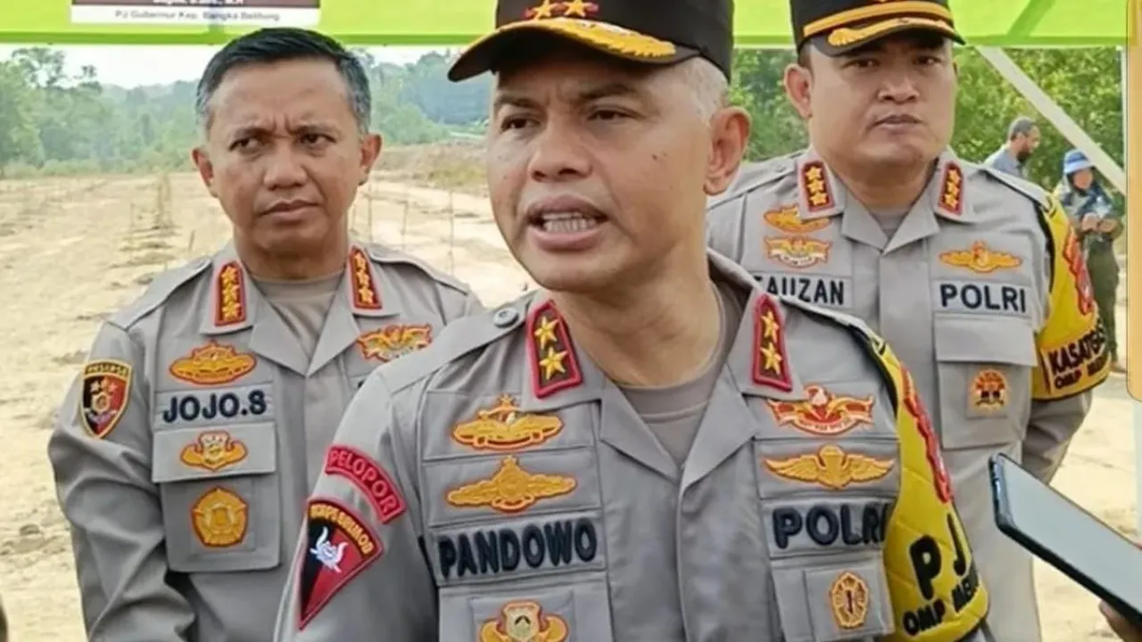 Kapolda Bangka Belitung Irjen Hendro Pandowo di Pangkalpinang, November 2024.
