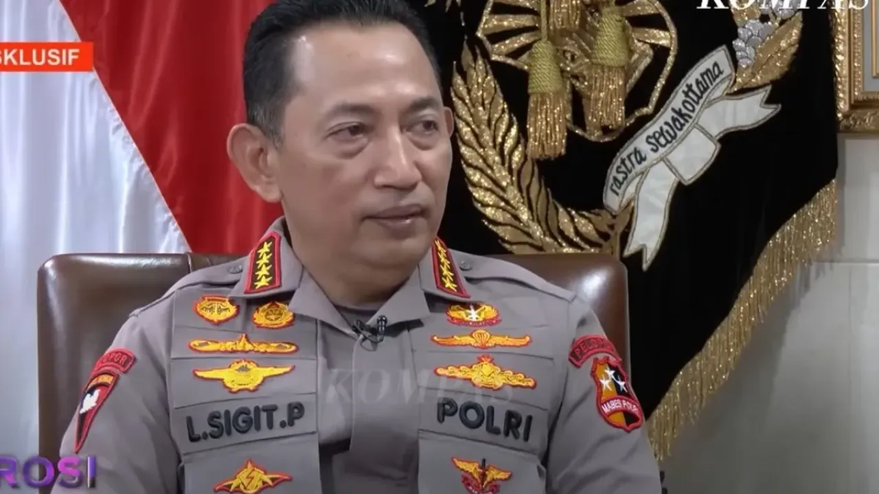 Kapolri Jenderal Listyo Sigit Prabowo ketika diwawancara dalam Program Rosi Kompas TV yang tayang pada Kamis (25/9/2025).
