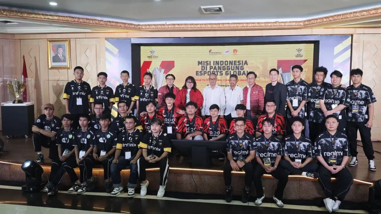 Kemenpora dan PB ESI melepas tim Indonesia yang tampil di FFWS SEA 2025 Fall