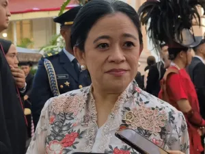 Ketua DPR RI Puan Maharani di Istana, Jakarta, Minggu (17/8/2025).