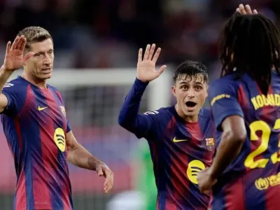 Kounde and Lewandowski Sparks 81 Year Record Revival as Barcelona Battle Back to Seize La Liga Summit