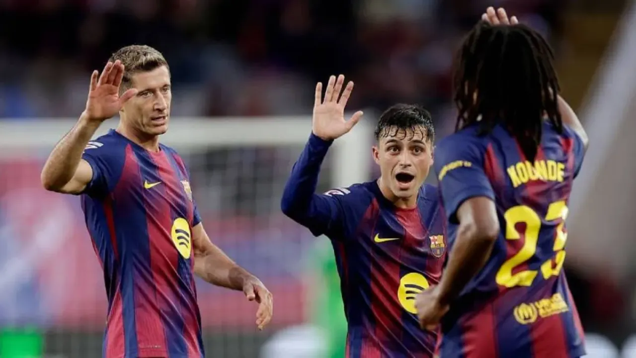 Kounde and Lewandowski Sparks 81 Year Record Revival as Barcelona Battle Back to Seize La Liga Summit