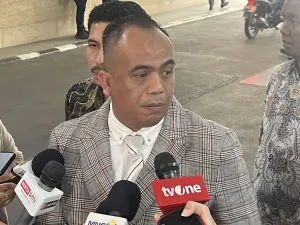 Kuasa hukum selebgram Lisa Mariana, Jhon Boy Nababan saat ditemui di Bareskrim Polri, Selasa (9/9/2025).